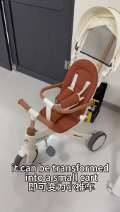 Xe đẩy 3 bánh trẻ em đa năng 5in1 kiêm xe đẩy xe chòi chân dành cho bé từ 6 tháng 5 tuổi tải trọng đến 30KG