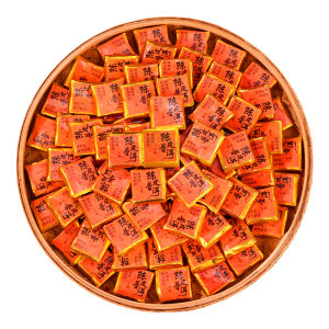 XINYIHAO | Genuine Aged Xinhui Mandarin Peel Puer Tea Ripened 10 Years+ Golden Brick Tea