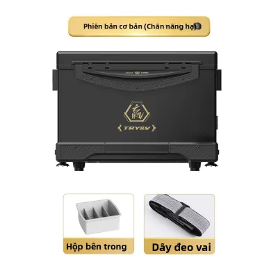 Thùng Câu Cá CWHZ Có Thể Điều Chỉnh Độ Cứng Nhẹ Dày Di Động Cạnh Tranh Thùng Đựng Đồ Câu Cá Ngoài Trời Dụng Cụ Du Lịch