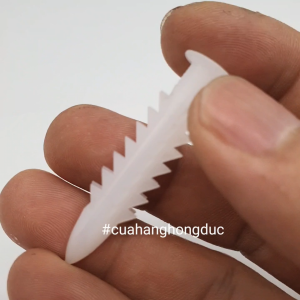 Tắc Kê Nhựa Số 3 4 5 6 7 (6ly 7ly 8ly 9ly 10ly) Hưng Thịnh (Bịch gồm 10 con)