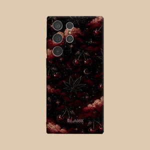 Cherry Night For Samsung Galaxy S26 S25 S24 A56 A36 Phone Case Protection Cover for Women Girl Blank