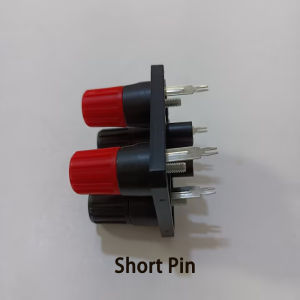 4-Position Bent Pin Speaker Binding Post WP4-10A 4mm Banana Jack Socket Audio Terminal Connector for Amplifier Speaker Box