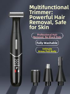 MILIAO | Electric Body Hair Trimmer for Private Areas and Armpits