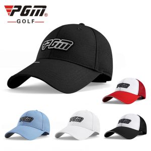 PGM หมวกหมวกใส่ได้ทั้งผู้หญิงและผู้ชายแฟชั่นสำหรับเด็กผู้ชายหมวกแฟชั่นหมวกกอล์ฟพร้อมตัวดูดซับเหงื่อได้ดีไซน์การบุซับในหมวกสีฟ้าสีแดงดำขาวสำหรับเด็กผู้หญิงเด็กน้อย MZ036 MZ037