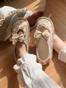 Giày Vải Cotton Đế Cao Su Chống Trượt Cho Nữ Mùa Xuân Thu Thường Ngày Đế Dày 15-35cm