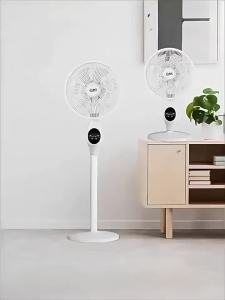 2 IN 1 Electric Stand Fan Inverter Fan with Stand Air Cooling Fan with Remote Standard Floor Fans 3 Speeds Wind with Timer Tower Fan Desk Fan Energy Saving