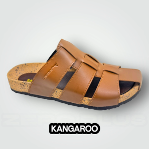 KANGAROO Mens Sandal Adjustable Strap Whisky Blue Sandal KM3817