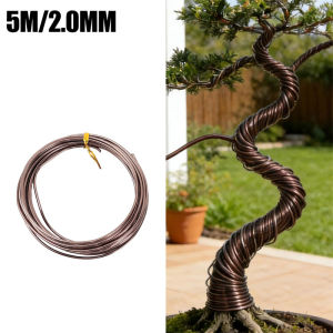 5M Bonsai Training Wire Set for Garden Plant Support Aluminum Wire DIY Bonsai Craft Climbing Vine Tree Shaping Gardening Tool