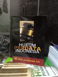 BUKU HUKUM PERDATA INDONESIA by. PNH simanjuntak