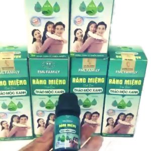 Tinh dầu răng miệng Thảo Mộc Xanh từ thiên nhiên ngăn ngừa hôi miệng ê buốt răng sâu răng tut lợi chảy máu chân răng