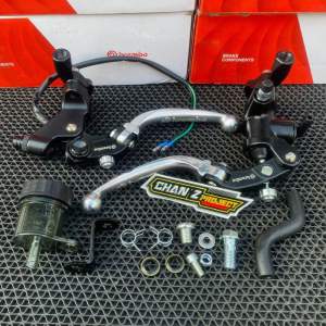 Master Rem Handle Kopling Brembo Model Accossato Single Tabung Smoke Set Kanan Kiri Universal All Motor