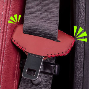 BMW Car Seat Belt Insert Protector Cover Leather Safety Buckle Anti Scratch Wear Decoration For G20 F30 E36 E30 X1 F48 X3 G01 X5 G05 IX3 IX I4 1 3 5 Series E60 E46 E90 F10 G30 Accessories