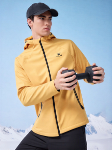 Kelme | Water Resistant and Fleece Lined Soft Shell Jacket