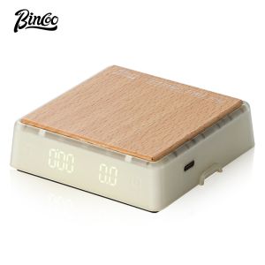 BINCOO Coffee Electronic Scale Espresso Hand Brewed Coffee Beans Weigher Special Mini Intelligent Scale Automatic Timing Weighing Portable