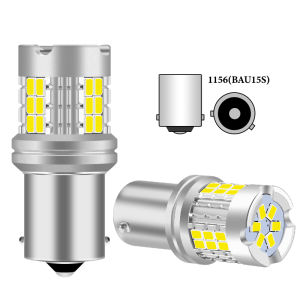 KEVANLY | 2 Chiếc Đèn Xi Nhan LED Ô Tô P21W 1156 BA15S 1157 BAY15D Đa Năng 12V Trắng Đỏ Vàng 30SMD 3020 Bóng Đèn R5W R10W Đèn Lùi