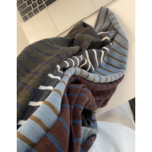 HUOLISI | Vintage Striped Knit Undershirt Autumn/Winter