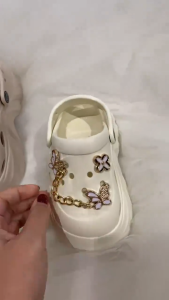 [COD] Sandal Baim Anak Perempuan Usia 3 4 5 6 7 8 9 Tahun Mainan Jibbitz Rantai Kupu