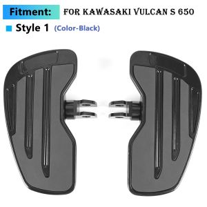 Motorcycle Front Footrest Rider Footboard Wide Footrest for Kawasaki Vulcan S 650 EN650 VN650 S650 2015 - 2023