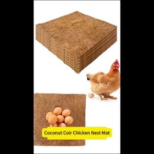 Natural Coconut Fiber Chicken Nest Box Liner Premium Reusable Easy To Clean Poultry Coop Bedding For Egg Laying Hens Farm Poultr