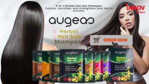 Augeas Herbal Formulated 3 in1 Color Hair Dye Shampoo 500ml Augueas Shampoo - Lazada