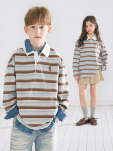 MUCMUKN | Vintage College Style Two-Tone Polo Shirt