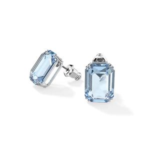 🖤Swarovski🖤Millennium series ต่างหูพลอยสีม่วงแปดเหลี่ยม ต่างหูแฟชั่นสตรีเงินแท้ 925 (EH-ZS8461534) ต่างหูคู่รักสไตล์ดีไซน์คลาสสิก  ของขวัญพิเศษสำหรับแฟนหรือแฟนของคุณ