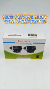 A Pair of Motorcycle Mini Driving Light White+Yellow Universal High quality led light 20W * 2
