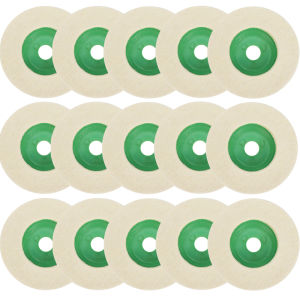 Si Fang | 3/5/15/20pcs 95mm 4Inch Wool Felt Discs Buffing Wheel Pad Coarse Wool Fiber Wheel for Angle Grinder Metal Marble Wood Grinding