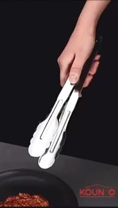 Capitan Makanan Stainless Steel Tahan Panas Japitan Makanan Gorengan BBQ Kue