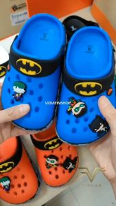 VIDVIEW !!ลดสนั่น!! รองเท้าหัวโตเด็ก Adda 55U67 เบอร์ 28-35 แบบสวม สำหรับเด็กชาย ลายแบทแมน ลิขสิทธิ์แท้ รองเท้าแฟชั่นเด็ก