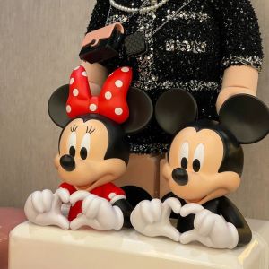 Decorative Mickey Mouse Water Dispenser Sticker Decal Large Eyes 3D Stick-On Refrigerator Magnet Home Decorations