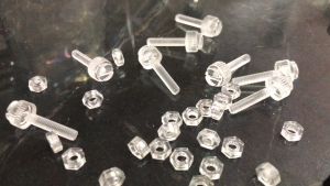 Ốc mica vặn tay trong suốt Ốc trong suốt M3 - M4 - M5