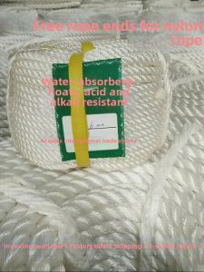 Nylon Rope Wear Resistant Ship Using Cable Polyester Long Fiber Three Strand Binding Floating Boat Rope Anti Acid And Alkaline