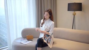 NewBa Fashion Korean Style Personalized Tailoring Casual Work Travel Long Sleeve White Shirt for Women