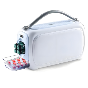 Hộp Đựng Thuốc Làm Mát Insulin Di Động Có Màn Hình LCD Sạc Type-C Vali Du Lịch 2-8 ° Điều Khiển Nhiệt Độ C