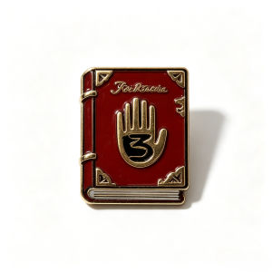 Bandai | 6pcs Cartoon Enamel Pins Set Bill Cipher & Journal Book Designs Metal Brooches for Backpack Clothing Decor Collectible Gift