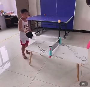 Table tennis racket set for indoor training table tennis