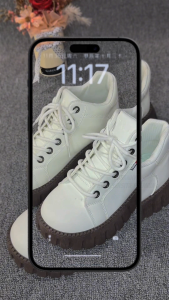 DILOOK C001 Sepatu Sneakers Wanita Korea Fashion Import Sport Casual Bahan Pu Nyaman Di Pakai