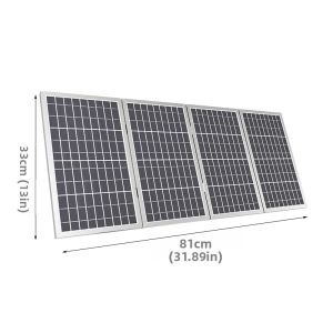 Tấm Pin Năng Lượng Mặt Trời Gấp Gọn 800W 18V Silicon Đa Tinh Thể Bền Bỉ Dùng Cho Hoạt Động Ngoài Trời Xe RV Thiết Kế Nguồn Điện Dự Phòng Khẩn Cấp
