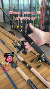 Daiwa คันเบ็ดตกปลาพกพา 1.65/1.8/2.1M คันเบ็ดสปินนิ่งน้ำหนักเบาด้ามจับทำจาก EVA คันเบ็ดตกปลาน้ำจืดน้ำเค็ม
