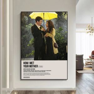 How I Met Your Mother Self-adhesive Art Poster Whitepaper Prints Posters Artwork Aesthetic Art Wall Painting