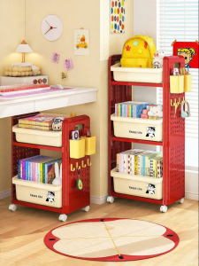 JIAJIESHI | Multilevel Movable School Bag Storage Shelf For Home Under Table
