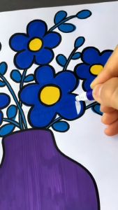 ปากกาสีระบายกระดาษไม่เปื่อย/Homequality.TH/รักระบายสี