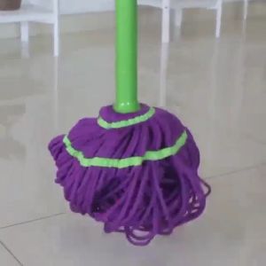 ไม้ถูพื้น แบบบิดในตัว Magic Mop ผ้าลายเกลียว - แบบไมโครไฟเบอร์