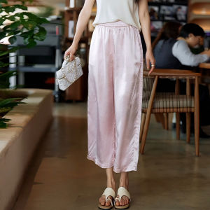 MEITESIJIAONU | Vintage Acetate Thin Summer New Luxury Trousers