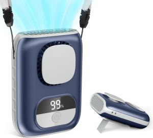 ZNW 2025 New High-speed Waist-hanging Fan Fashion Accessories USB Portable Clip Waist Outdoor Construction Site Power Bank Small Fan Fathers Day Gift Festival