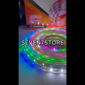ECOKING Lampu LED STRIP SELANG 10Y 220v 10 Yard RGB TINGGAL COLOK