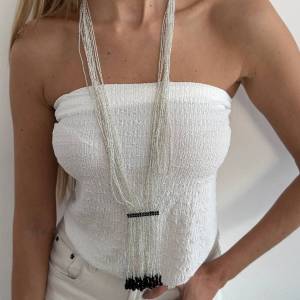 Ingemark | Ingemark Elegant Multi-layer Small Seed Beads Long Chain Necklace Women Luxury Crystal Tassel Sweater Chain Party Neck Jewelry