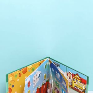 Children Busy Book Interactive Binder Educational Learning Book Quiet Book Laminated With Velcro Baby Preschool Busy Boo