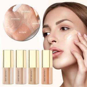 LAMUSELAND Mini Concealer Light Thin Sense Brightening Skin Tone Liquid Foundation Full Cover Dark Circles Acne Spots and Blemish Waterproof Facial Cosmetic Attraction